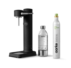 Machine à soda et eau gazeuse Aarke Pack Carbonator 3 Noir mat + CO2
