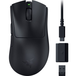 Souris Razer DeathAdder V3 HyperSpeed Noir - Gaming Esport filaire - forme ergonomique, 6 boutons programmables, 30 000 DPI