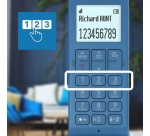 Téléphone sans fil Alcatel ePure Iconic Bleu