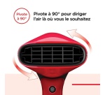 Sèche-cheveux Revlon AirFlow control RVDR5320E Rouge