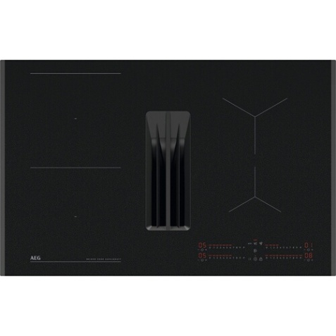 Plaque de cuisson avec hotte intégrée Aeg TH84CB03FZ SaphirMatt