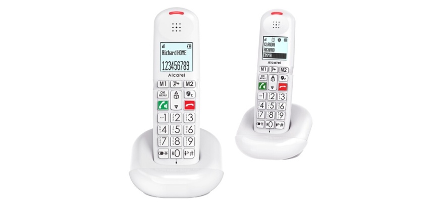 Téléphone sans fil Alcatel XL685 Duo Blanc