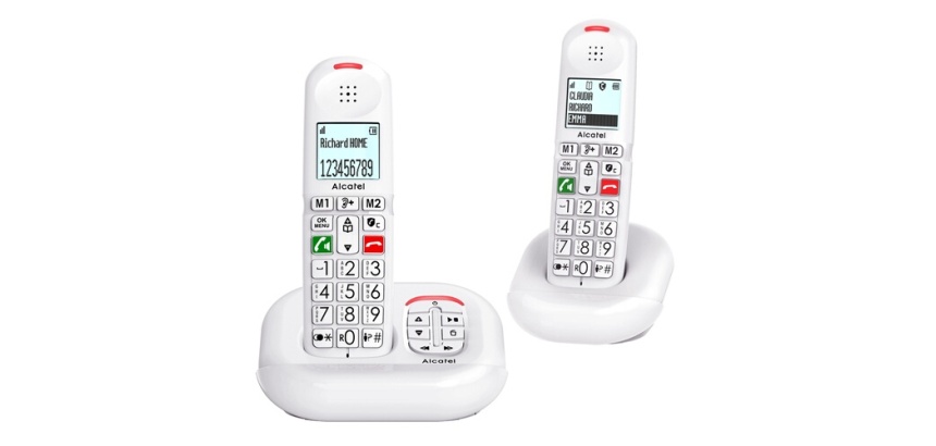 Téléphone sans fil Alcatel XL685 Voice Duo Blanc