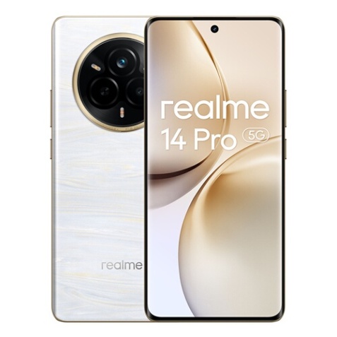 Smartphone Realme 14 pro 5G 12 512 Go Blanc nacré