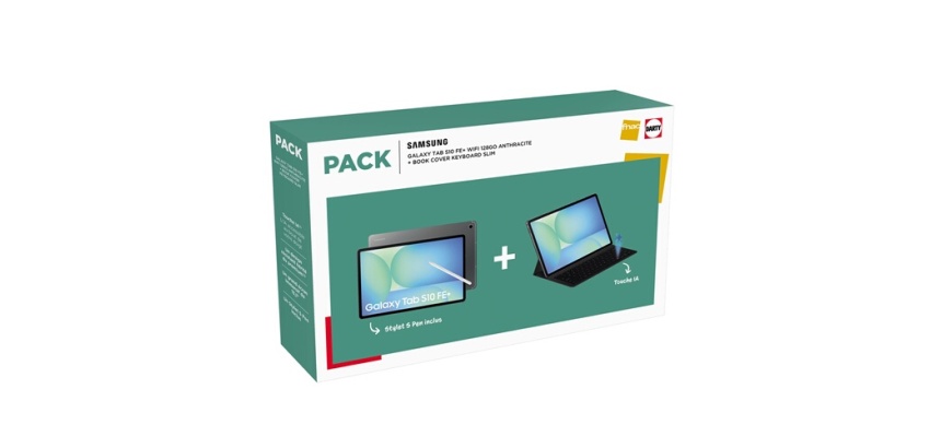 Tablette tactile Samsung PACK S10FE+ + BOOKCOVER KEYBOARD SLIM