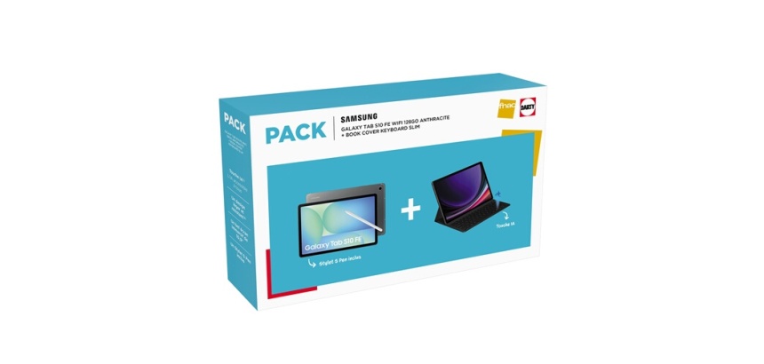 Tablette tactile Samsung PACK S10 FE + BOOKCOVER KEYBOARD