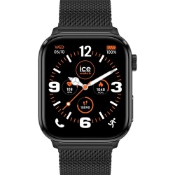 Montre connectée Ice-watch SMART 3.0 - BLACK - MILANESE BLACK 1.78''