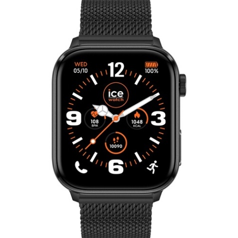 Montre connectée Ice-watch SMART 3.0 - BLACK - MILANESE BLACK 1.78''