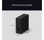 Caisson de basses Sony BRAVIA Theatre Sub 7 SA-SW7 100W
