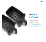 Friteuse sans huile Nutribullet NBA081B AIR FRYERDOUBLE BAC