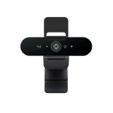 Webcam Logitech Brio 4K avec micro anti-parasite, correction automatique de l'éclairage HD pour PC/Mac/ordinateur portable/Macbook