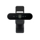 Webcam Logitech Brio 4K avec micro anti-parasite, correction automatique de l'éclairage HD pour PC/Mac/ordinateur portable/Macbook