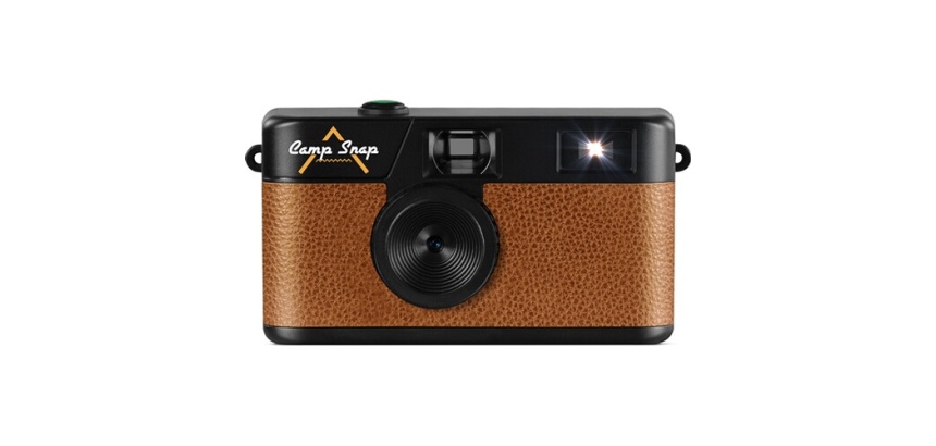 Appareil photo compact Camp Snap numérique sans écran brun