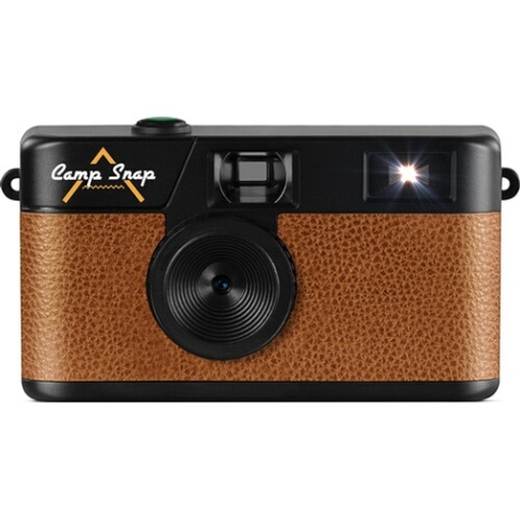 Appareil photo compact Camp Snap numérique sans écran brun