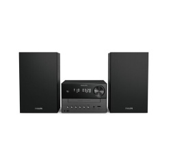 Chaine HiFi Philips Bass Reflex Série 3000 TAM3505M2 Bluetooth DAB+/FM 20 W Noir