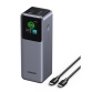 Chargeur et câble d'alimentation PC Ugreen batterie d'urgence tour 25000mAh 200W Gris anodisé