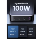 Chargeur et câble d'alimentation PC Ugreen secteur rapide de bureau 100W Gris Gris anodisé