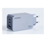 Chargeur et câble d'alimentation PC Ugreen secteur 100W Gris anodisé