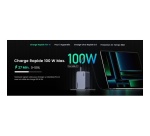 Chargeur et câble d'alimentation PC Ugreen secteur 100W Gris anodisé