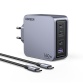 Chargeur et câble d'alimentation PC Ugreen secteur 160W Gris anodisé