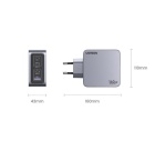 Chargeur et câble d'alimentation PC Ugreen secteur 160W Gris anodisé