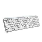 Clavier Logitech MX Keys S Clavier Sans Fil Rechargeable USB C, Silencieux, Plat, Retroeclaire - Gris pale