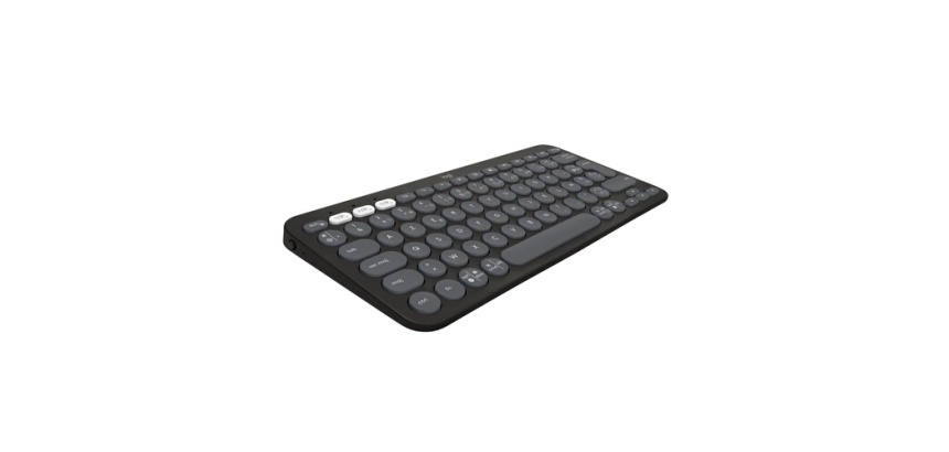 Clavier Logitech Pebble Keys 2 K380s clavier sans fil Bluetooth multidispositif - Graphite