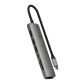Station d'accueil PC portable Satechi Hub USB-C Multiport 7 en 1 Gris Sidéral
