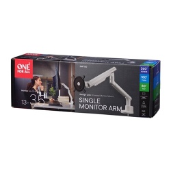 Support pour ordinateur One For All universel pour moniteur de bureau Design - Simple bras