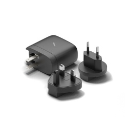 Chargeur pour téléphone mobile Native Union FAST GAN CHARGER PD 67W-BLACK-INTL-2C1A