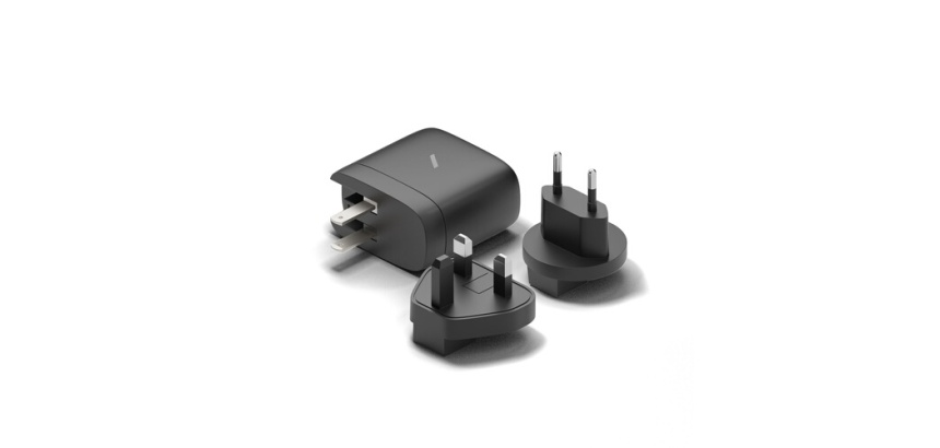 Chargeur pour téléphone mobile Native Union FAST GAN CHARGER PD 67W-BLACK-INTL-2C1A