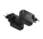 Chargeur pour téléphone mobile Native Union FAST GAN CHARGER PD 67W-BLACK-INTL-2C1A