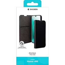 Coque et étui téléphone mobile Honor Folio Wallet 65% GRS 400 Noir