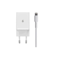 Chargeur pour téléphone mobile One+ Chargeur Avec Câble IP 5 à 14-2USB-2.4A -Blanc-NA0392