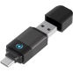Accessoire téléphonie pour voiture Force Play Adaptateur BT 2en1 USBA+C - CarPlay / Android Auto