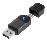 Accessoire téléphonie pour voiture Force Play Adaptateur BT 2en1 USBA+C - CarPlay / Android Auto