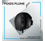 Souris Logitech G502 X Gaming Filaire LIGHTFORCE + Tapis G240