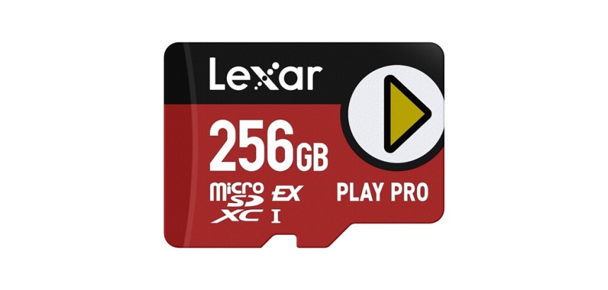 Carte mémoire SD Lexar EXPRESS 256GO PLAY PRO COMPATIBLE SWITCH 2