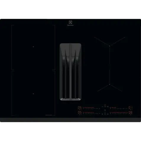 Plaque de cuisson avec hotte intégrée Electrolux KCC73443 + HOTTE INTEGREE