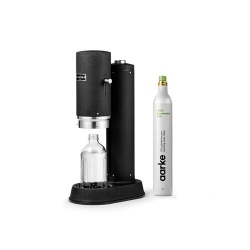 Machine à soda et eau gazeuse Aarke Pack Carbonator 3 Noir mat + CO2