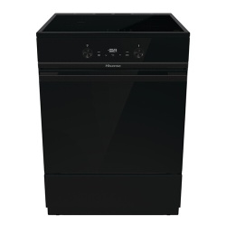 Cuisinière induction Hisense HEITS6E70BPMPG 71 L Noir