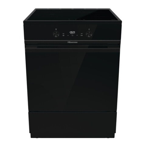 Cuisinière induction Hisense HEITS6E70BPMPG 71 L Noir