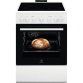 Cuisinière vitrocéramique Electrolux EKR624055W 4 foyers 60x60 Multifonction