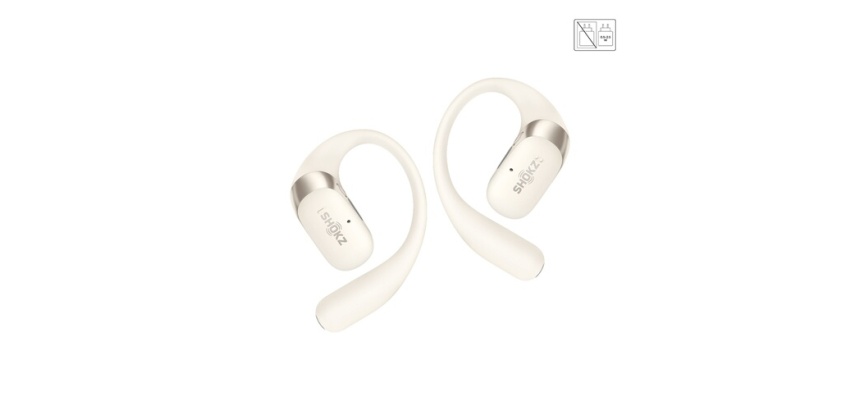 Ecouteurs Shokz TWS A CONDUCTION AERIENNE OPENFIT 2 BEIGE