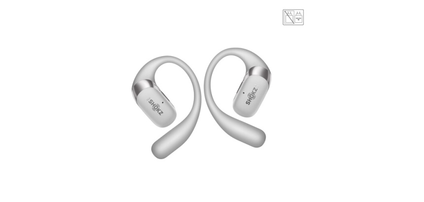 Ecouteurs Shokz TWS A CONDUCTION AERIENNE OPENFIT 2 PLUS SILVER
