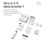 Ecouteurs Shokz TWS A CONDUCTION AERIENNE OPENFIT 2 PLUS SILVER