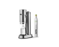 Machine à soda et eau gazeuse Aarke Pack Carbonator 3 Inox + CO2