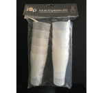 Accessoire machine à soda Beer Up Lot de 10 gobelets 25cl