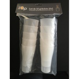 Accessoire machine à soda Beer Up Lot de 10 gobelets 25cl