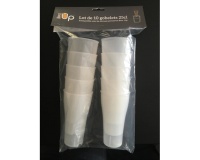 Accessoire machine à soda Beer Up Lot de 10 gobelets 25cl